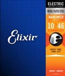 Elixir 12450 NANOWEB 12-String Electric Guitar Strings Light Front View